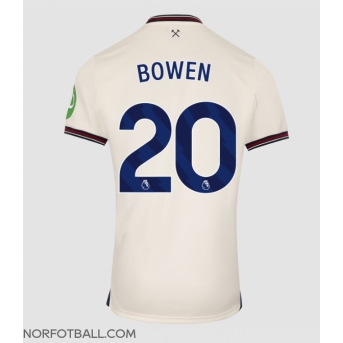 Billige Fotballdrakt West Ham United Jarrod Bowen #20 Replika Bortedrakt 2025-26 Kortermet